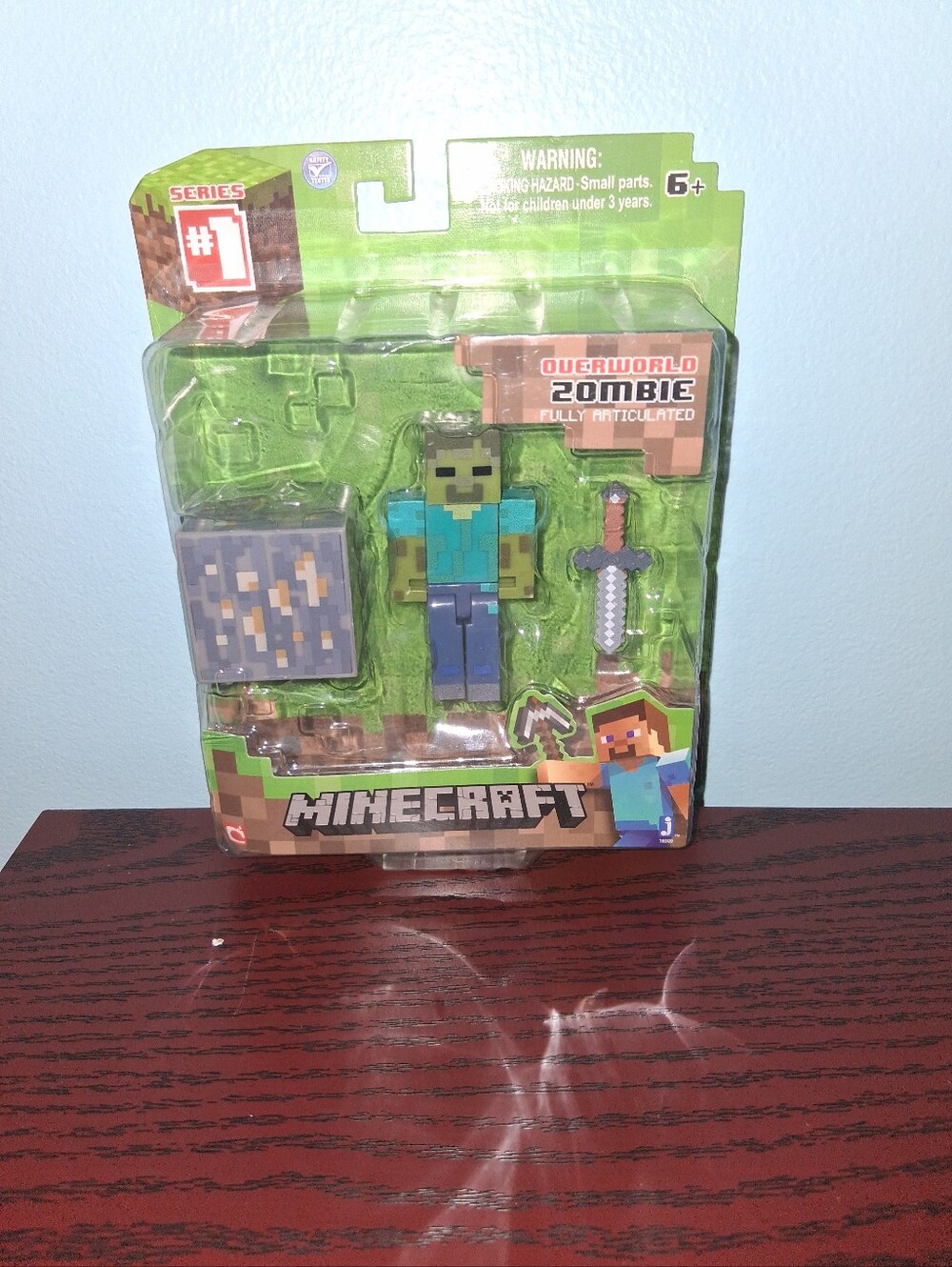 Minecraft Zombie Figure 2014